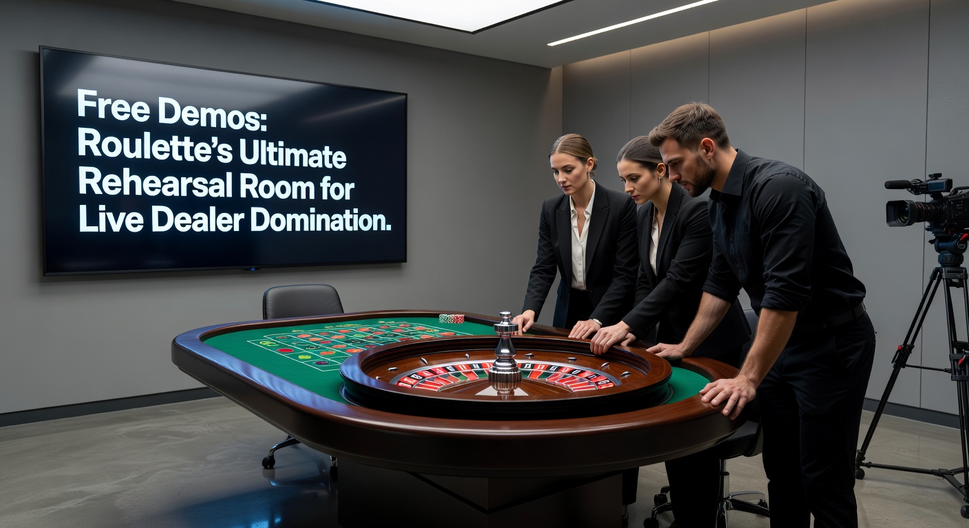 Live dealer roulette table in action with a professional croupier spinning the wheel amid cheering virtual players